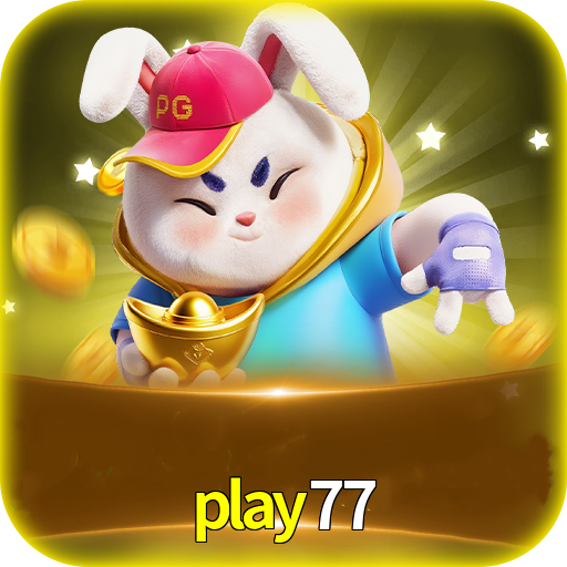 Imagem promocional da play77 mostrando a plataforma e suas vantagens